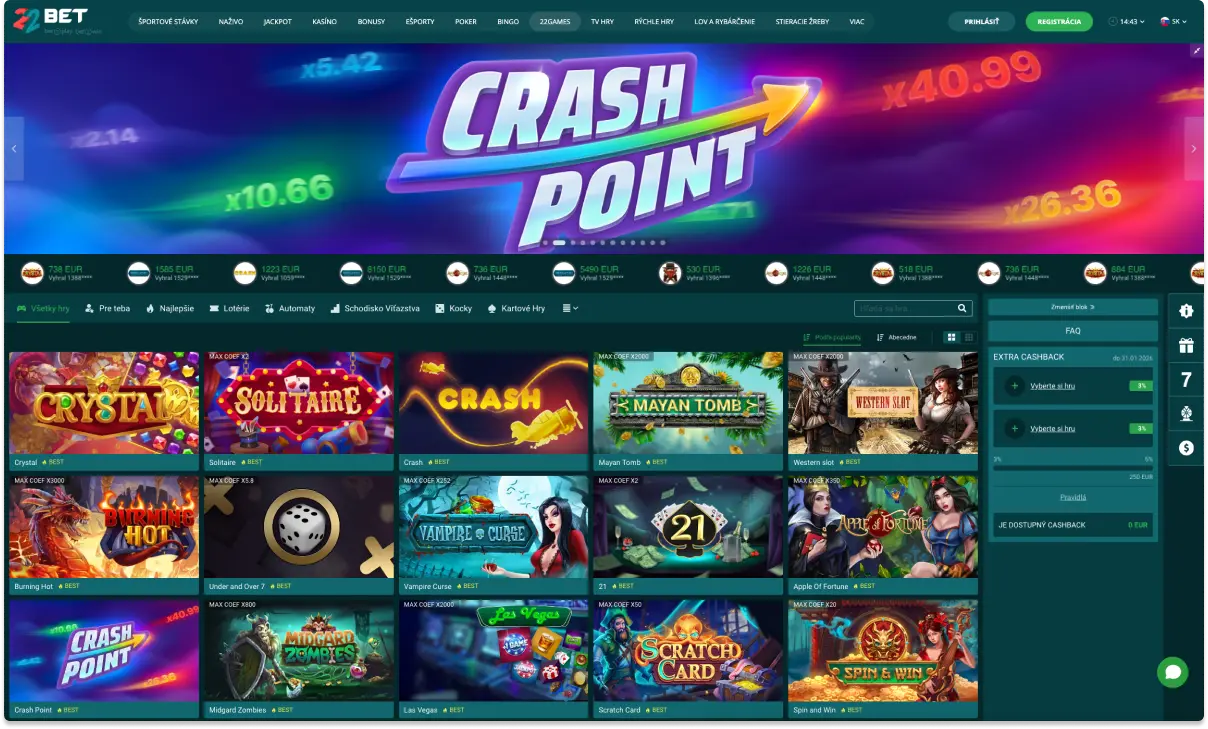 22Bet Kasínové Hry 22Bet Kasínové Hry